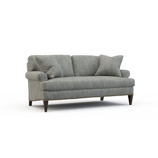 Lillian August - Yates Mid Sofa in Castine-Grey - LA7119M-Castine-Grey view 1