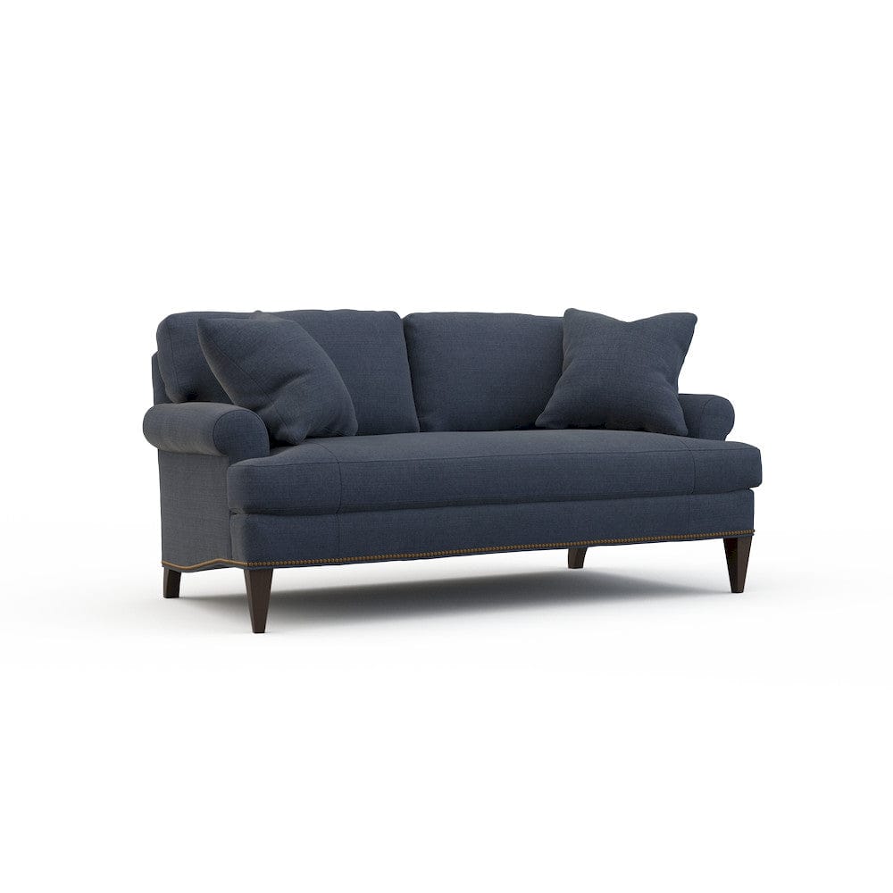 Lillian August - Yates Mid Sofa in Cristo-Blue - LA7119M-Cristo-Blue view 1