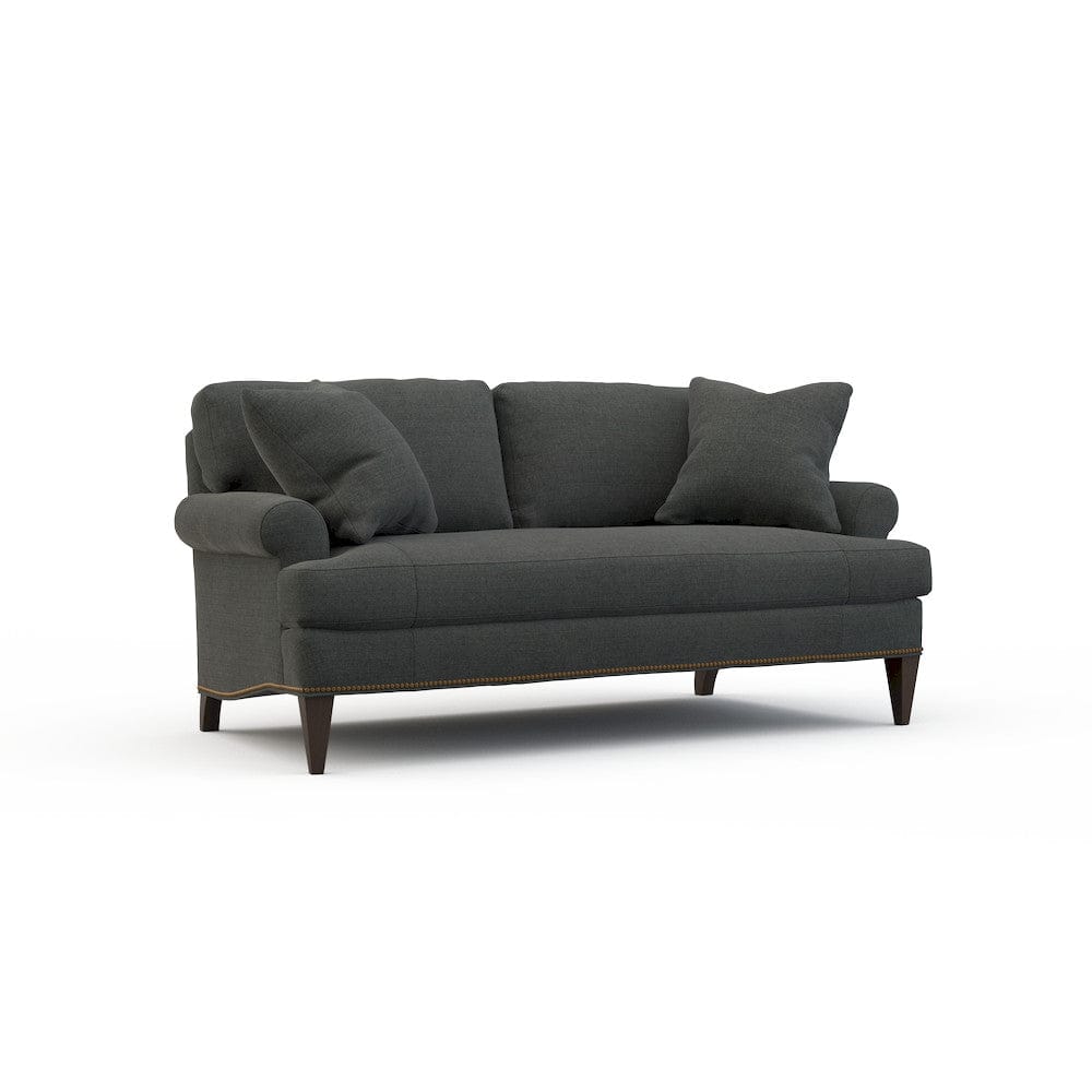 Lillian August - Yates Mid Sofa in Cristo-Charcoal - LA7119M-Cristo-Charcoal view 1