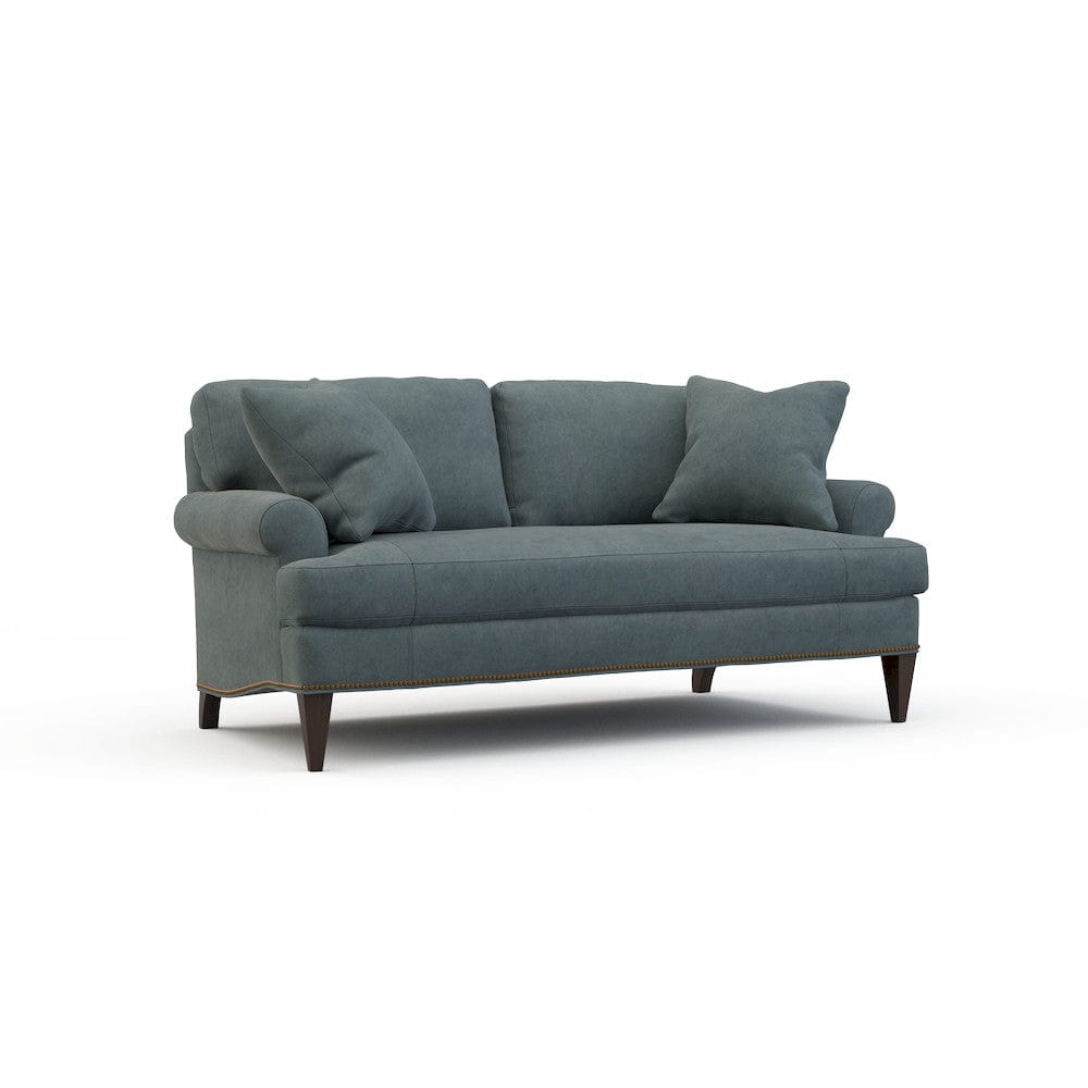 Lillian August - Yates Mid Sofa in Limestone-Blue - LA7119M-Limestone-Blue view 1