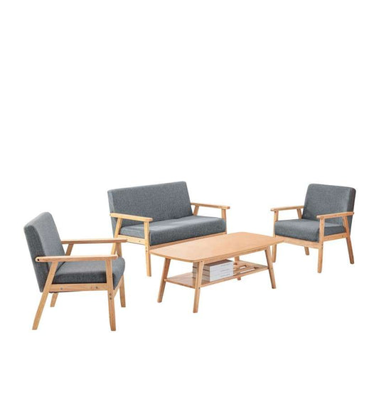 Lilola Home - Bahamas Coffee Table Loveseat and 2 Chair Set - 88873-TLCC veiw 1