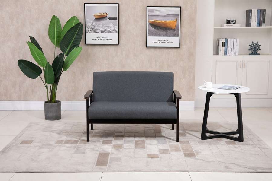 Lilola Home - Bahamas Dark Gray Loveseat - 88873EO veiw 2