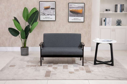 Lilola Home - Bahamas Dark Gray Loveseat - 88873EO veiw 2