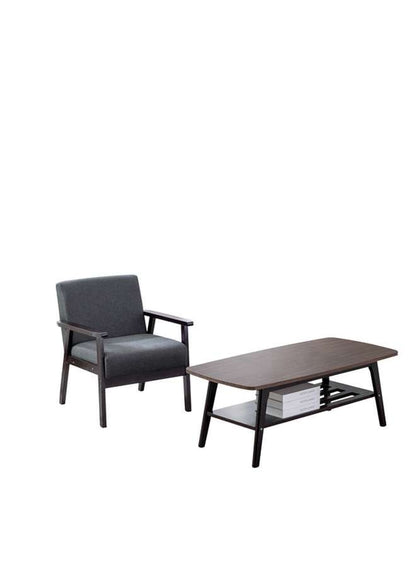 Lilola Home - Bahamas Espresso Coffee Table and Chair Set - 88873EO-TC veiw 2