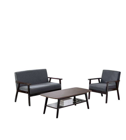 Lilola Home - Bahamas Espresso Coffee Table Loveseat Chair Set - 88873EO-TLC veiw 1