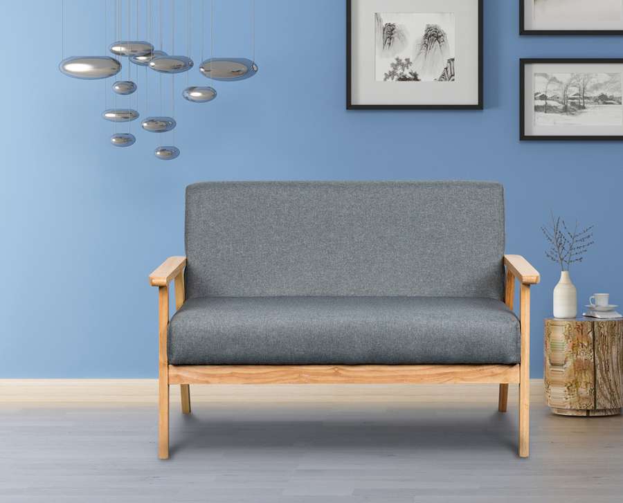 Lilola Home - Bahamas Gray Loveseat - 88873 veiw 2