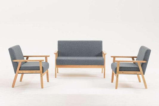 Lilola Home - Bahamas Loveseat and 2 Chair Living Room Set - 88873-LCC veiw 1