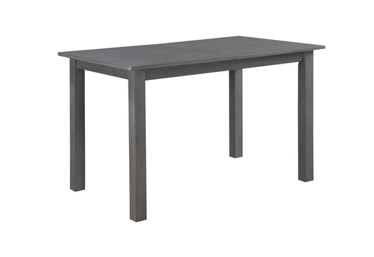 Lilola Home - Carlisle Gray 59.5inW Finish Extendable Wood Dining Table-30537-T veiw 1