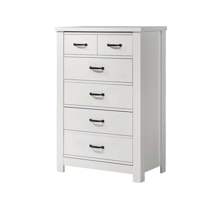 Lilola Home - Cassini White 5-Drawer Chest - 58901CH veiw 2