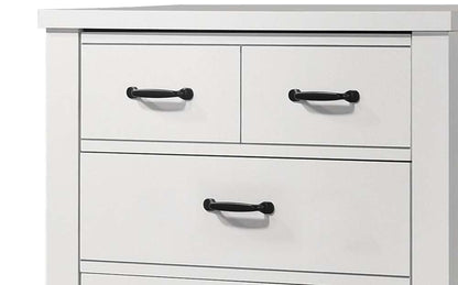 Lilola Home - Cassini White 5-Drawer Chest - 58901CH veiw 3