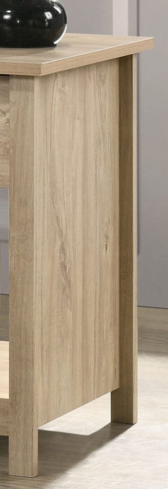 Lilola Home - Celeste 20"W Light Oak Finish 1-Drawer Nightstand Bedside Table - 58904NS view 3