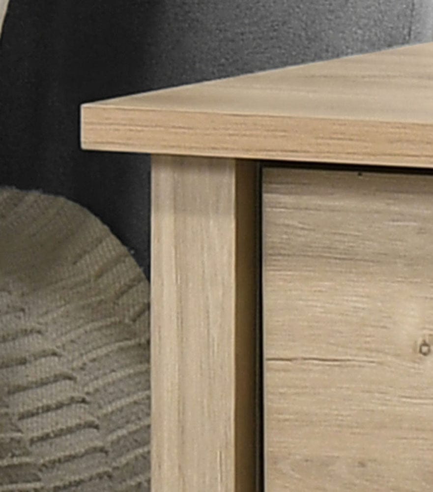 Lilola Home - Celeste 20"W Light Oak Finish 1-Drawer Nightstand Bedside Table - 58904NS view 4