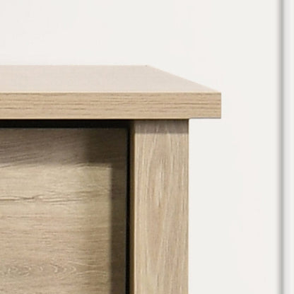 Lilola Home - Celeste 32"W Light Oak Finish 4-Drawer Chest with Black Handles - 58904CH view 4