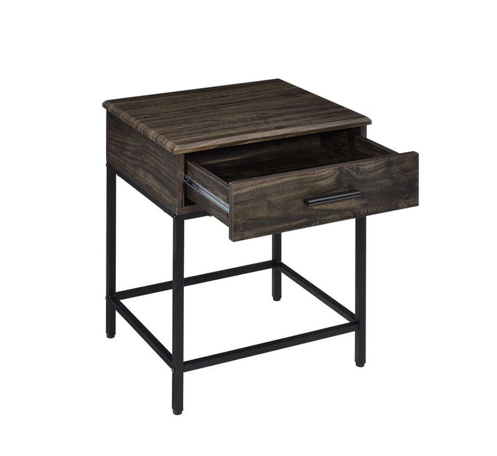 Lilola Home - Cliff MDF Brown End Table  - 98043 veiw 3