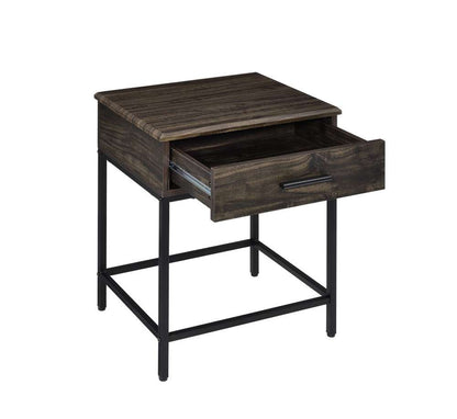 Lilola Home - Cliff MDF Brown End Table  - 98043 veiw 3