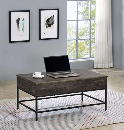 Lilola Home - Cliff MDF Brown Lift Top Coffee Table  - 98042 veiw 5
