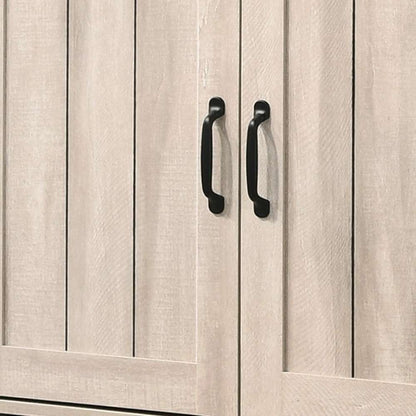 Lilola Home Corby Dusty Gray Oak Finish 3-Door Shoe Cabinet - 97009 veiw 4