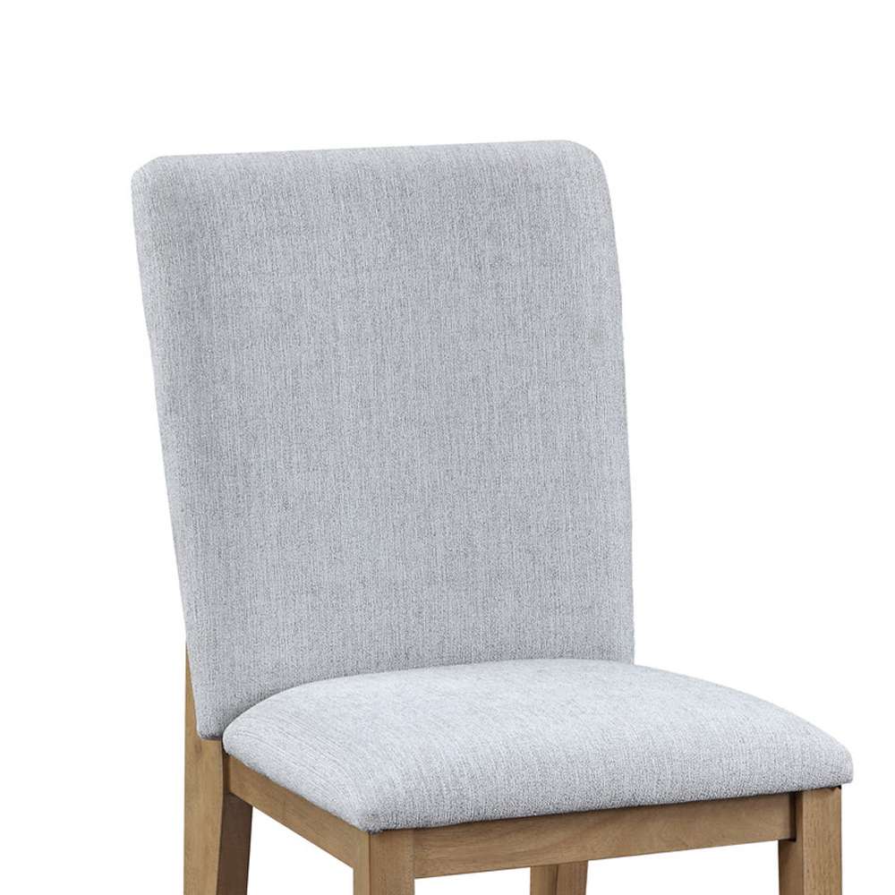 Lilola Home - Delphine - Gray Linen Fabric Dining Chair (Set of 2) - 30021 veiw 2