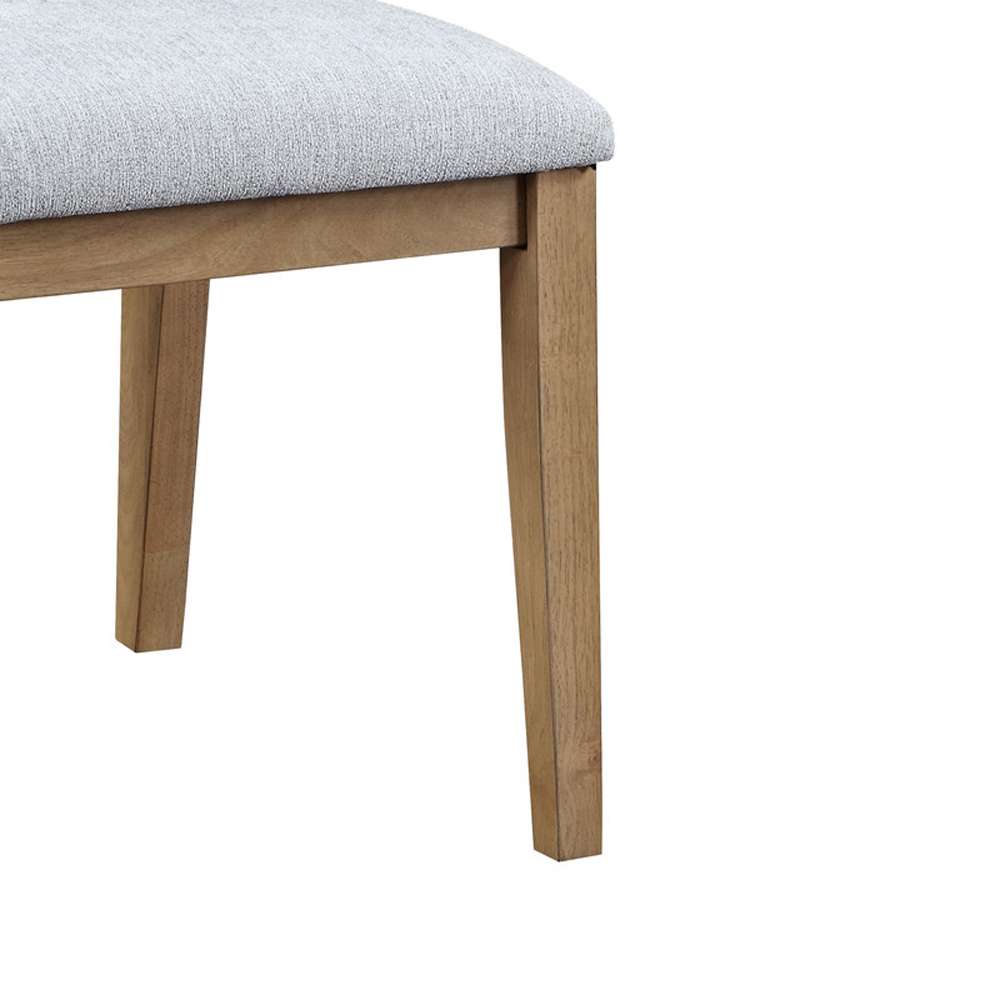 Lilola Home - Delphine - Gray Linen Fabric Dining Chair (Set of 2) - 30021 veiw 3