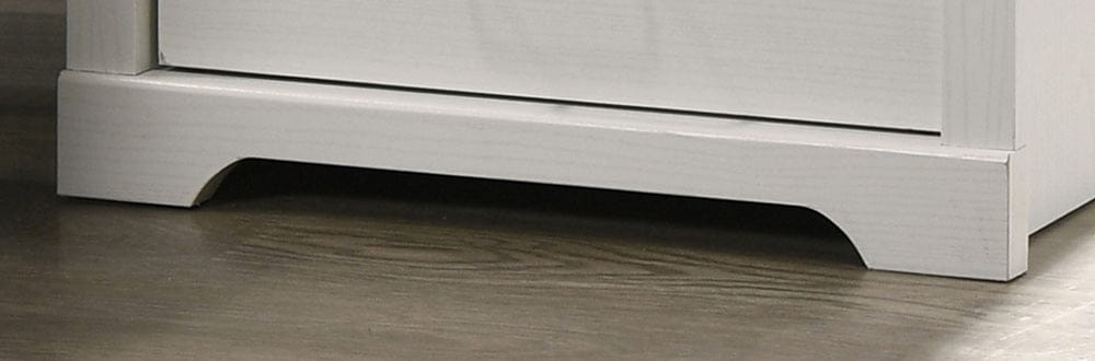 Lilola Home - Elara 22"W White 2-Drawer Nightstand Bedside Table with USB charging  Ports - 58905NS view 7