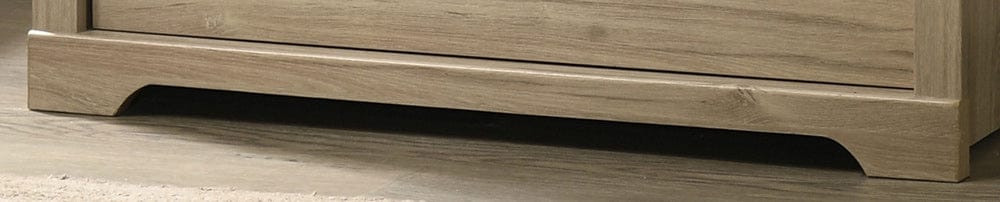 Lilola Home - Elara 32"W Light Oak Finish 4-Drawer Chest with Black Handles - 58906CH view 7