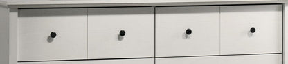 Lilola Home - Elara 57"W White 6-Drawer Dresser with Black Handles - 58905DR view 5
