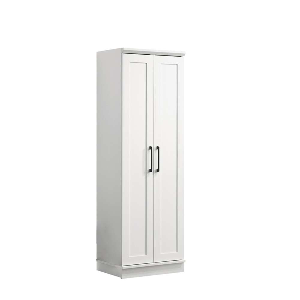 Lilola Home - Evelyn White Sleek Storage Cabinet with Framed Panel Design  - 96002 veiw 2