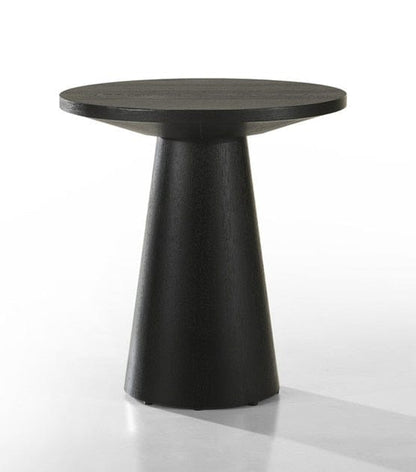 Lilola Home - Grantham Black 20inW Round Console Table with Pedestal Base - 798046 veiw 1