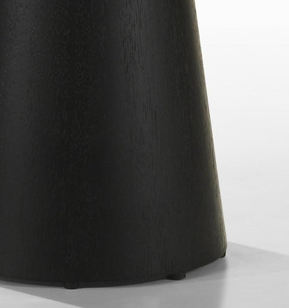 Lilola Home - Grantham Black 20inW Round Console Table with Pedestal Base - 798046 veiw 2