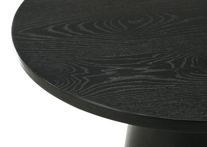 Lilola Home - Grantham Black 20inW Round Console Table with Pedestal Base - 798046 veiw 4