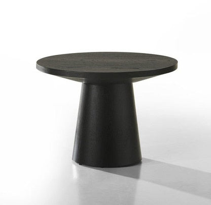 Lilola Home - Grantham Black 22inW Round End Table with Pedestal Base - 798045 veiw 1
