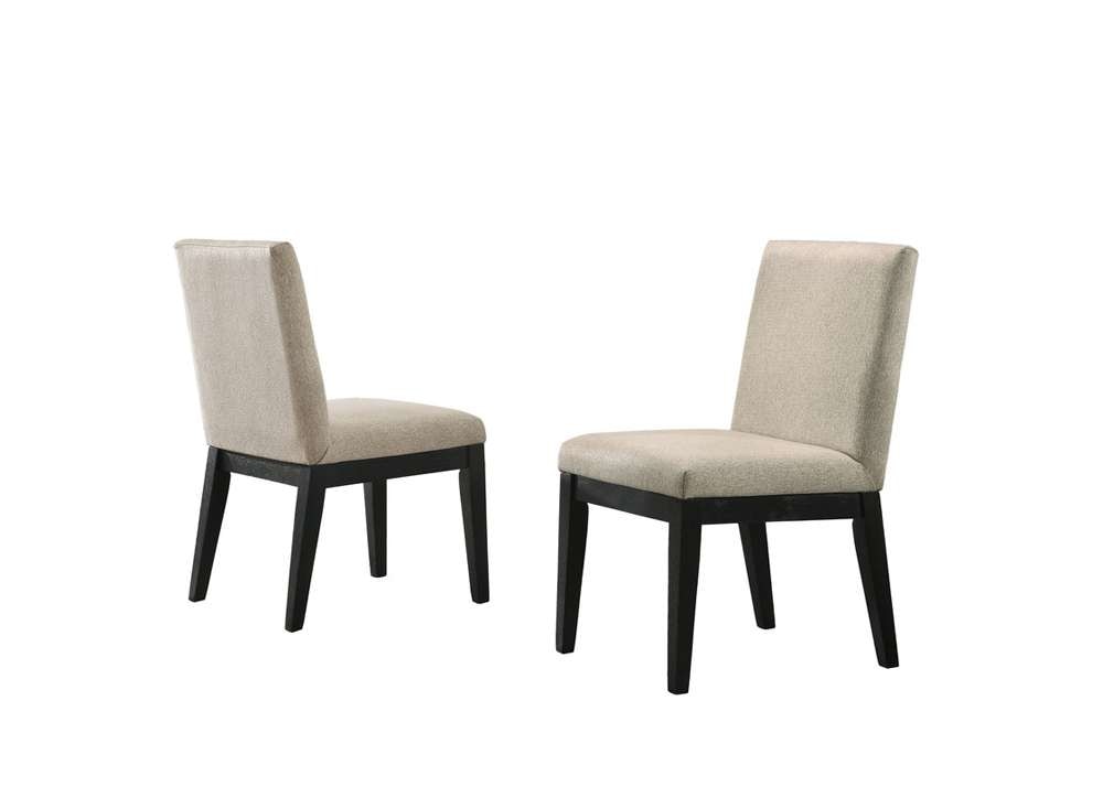 Lilola Home Jasper (Set of 2) Beige Contemporary Fabric Dining Chair - 30016-C veiw 2