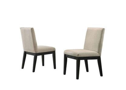 Lilola Home Jasper (Set of 2) Beige Contemporary Fabric Dining Chair - 30016-C veiw 2