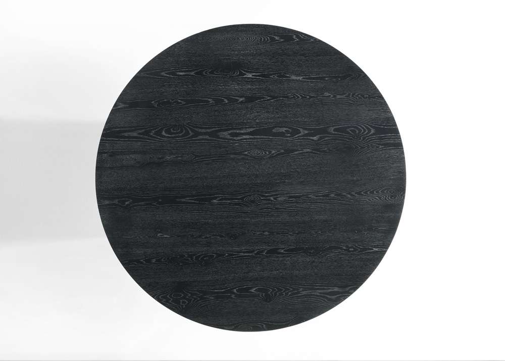 Lilola Home - Jasper 5-Piece Ebony Black 47inW Round Dining Set - 30023-2 veiw 4