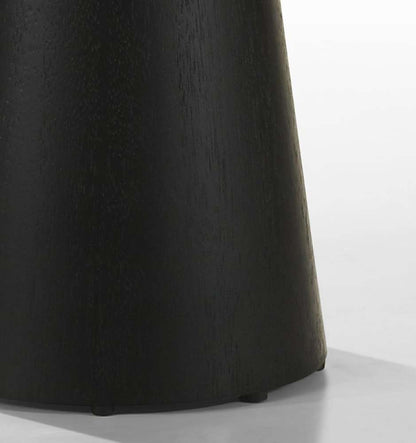 Lilola Home - Jasper Ebony Black 20in Round Console Table - 98046 veiw 2