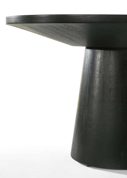 Lilola Home - Jasper Ebony Black 20in Round Console Table - 98046 veiw 3