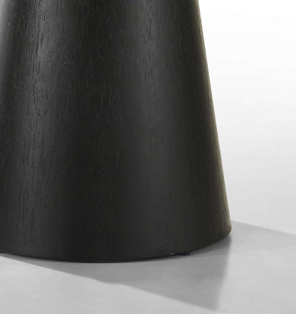 Lilola Home - Jasper Ebony Black 29in Round Coffee Table - 98044 veiw 2