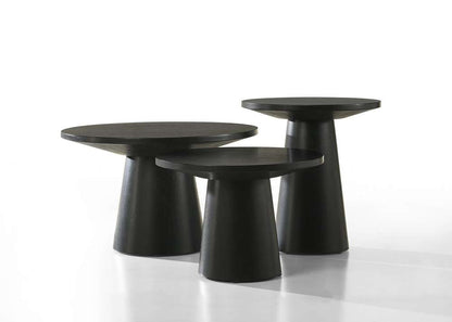 Lilola Home - Jasper Ebony Black 3-Piece Coffee, End, & Console Table Set - 98044-SET veiw 2