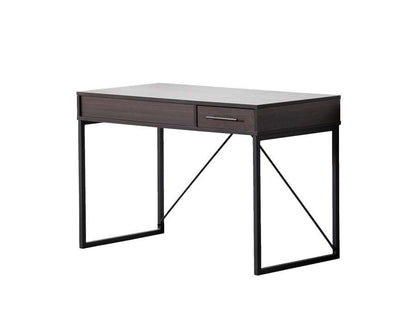 Lilola Home - Juno Dark Brown Wood Lift Top Desk with Hidden Storage and Drawer - 53001 veiw 1