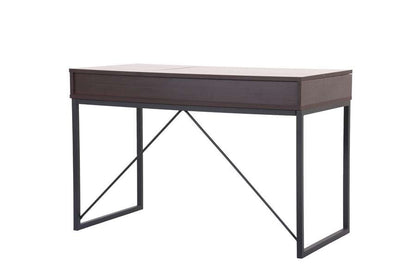 Lilola Home - Juno Dark Brown Wood Lift Top Desk with Hidden Storage and Drawer - 53001 veiw 2