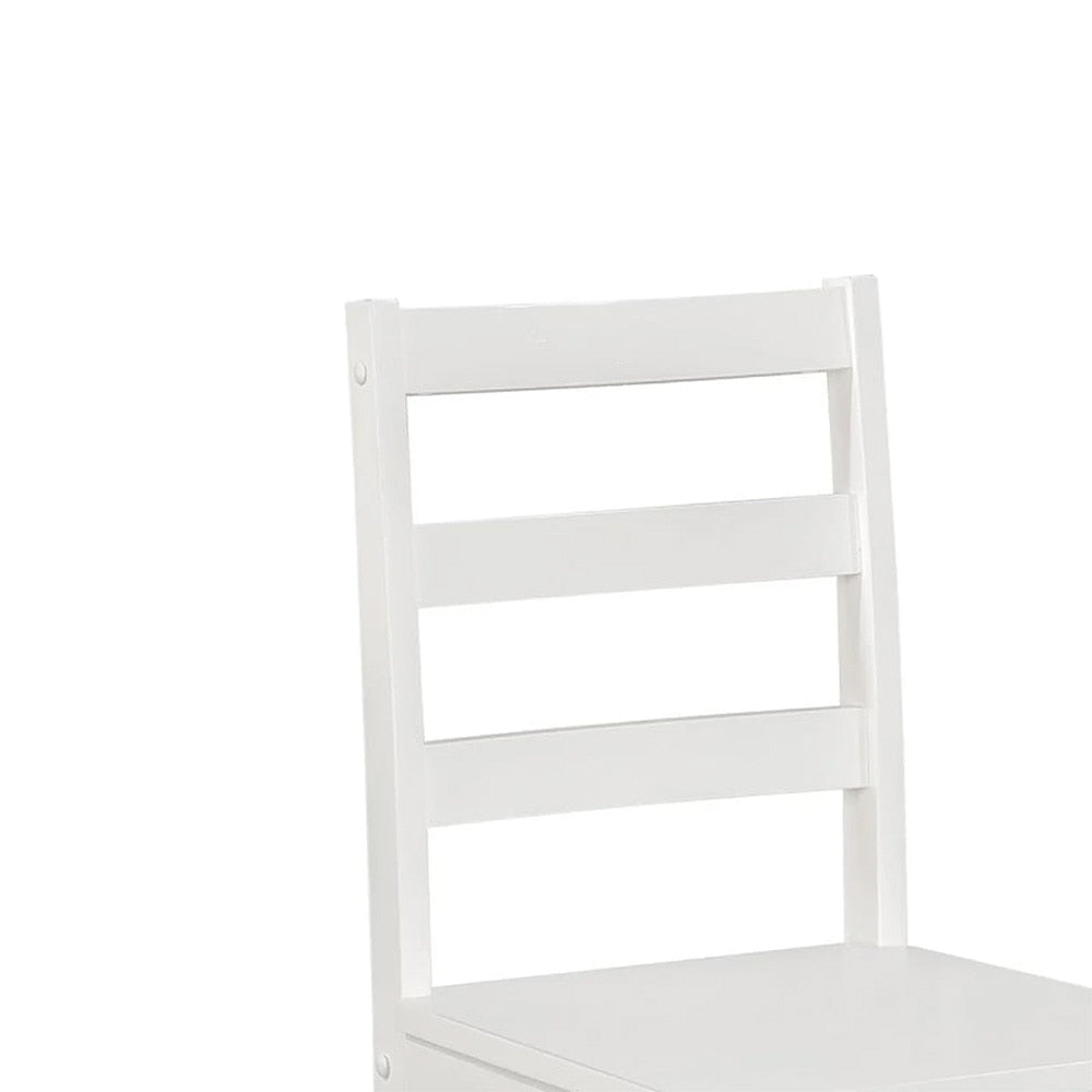Lilola Home - Lavinia 45inW 5-Piece White Dining Set-30535 veiw 5