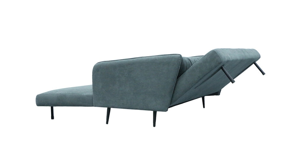 Lilola Home - Lawson 61inW Gray Fabric Convertible Loveseat Sleeper with Pillows in Gray - 82997 veiw 7