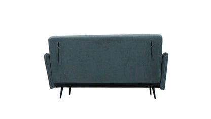 Lilola Home - Lawson 61inW Gray Fabric Convertible Loveseat Sleeper with Pillows in Gray - 82997 veiw 12