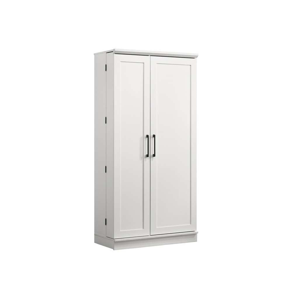 Lilola Home - Lincoln White Storage Cabinet with Swing-Out Storage Door - 96003 veiw 2
