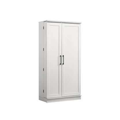 Lilola Home - Lincoln White Storage Cabinet with Swing-Out Storage Door - 96003 veiw 2