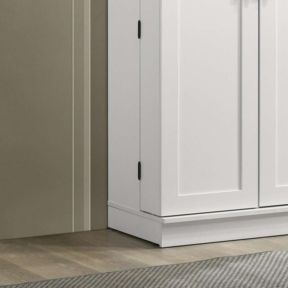 Lilola Home - Lincoln White Storage Cabinet with Swing-Out Storage Door - 96003 veiw 5