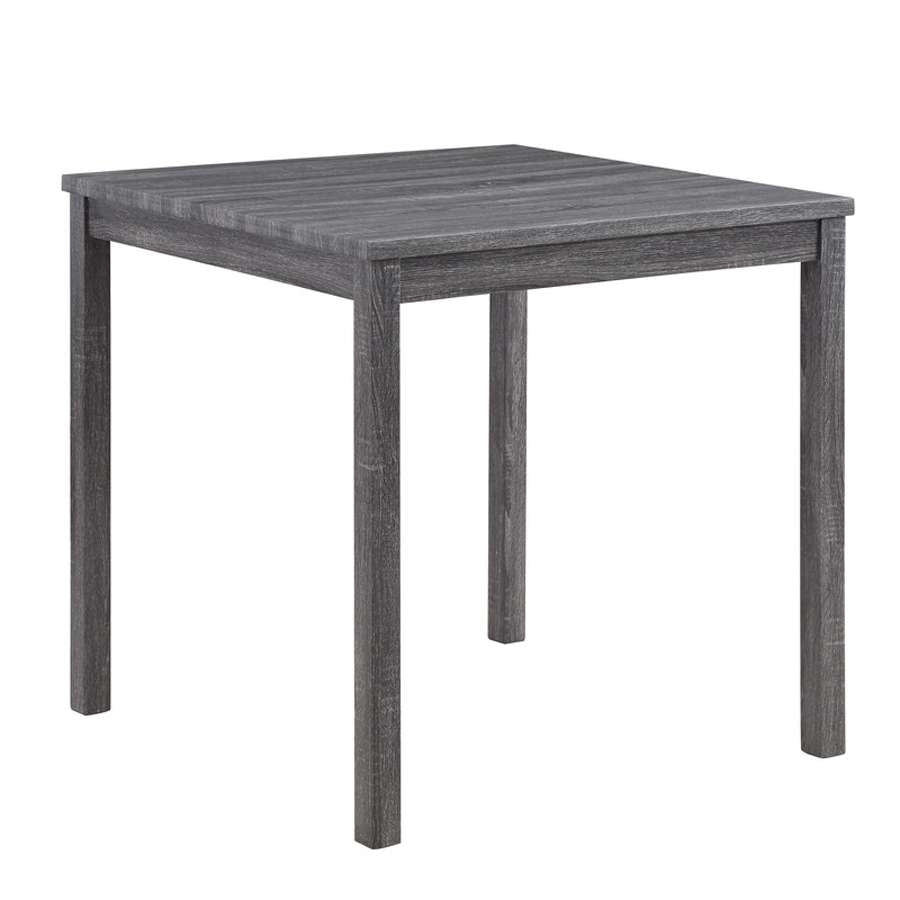 Lilola Home - Lucian Gray 5 Piece Counter Height 36in Pub Table Set with Tufted Gray Linen Stools - 30013 veiw 3