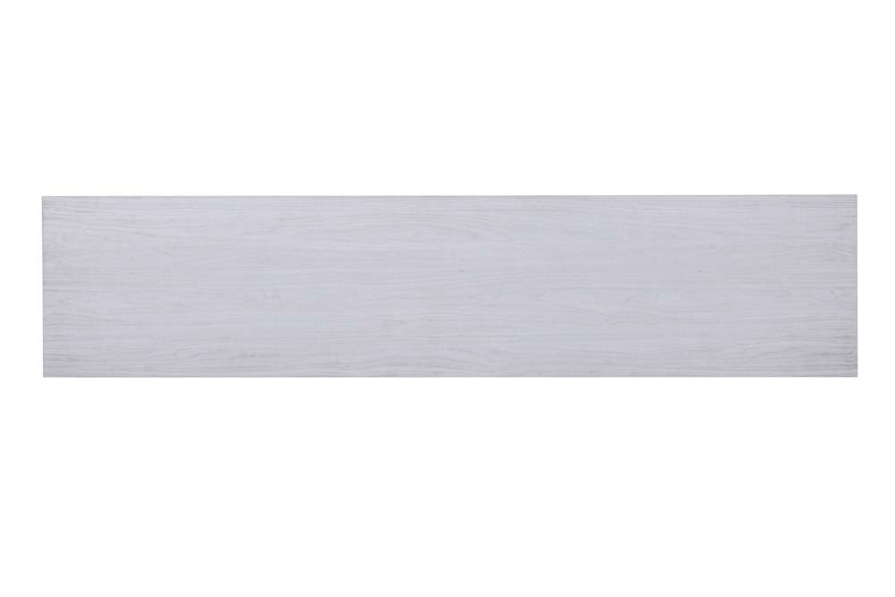 Lilola Home - Lucifer 70inW White Walnut Finish TV Stand Console with Fireplace - 97031 veiw 3