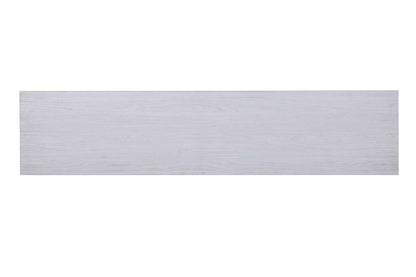 Lilola Home - Lucifer 70inW White Walnut Finish TV Stand Console with Fireplace - 97031 veiw 3