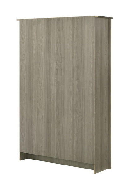 Lilola Home - Nyla 47inW Gray Oak Bookcase Shelf with Cabinet Doors-97015 veiw 4